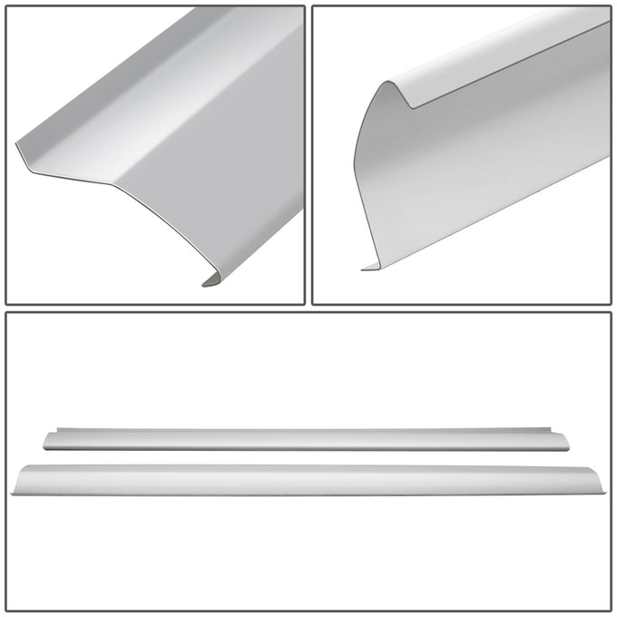 Stamped Steel Slip On Rocker Panels<br>05-10 Chevy Cobalt Sedan, 07-10 Pontiac G5 Sedan