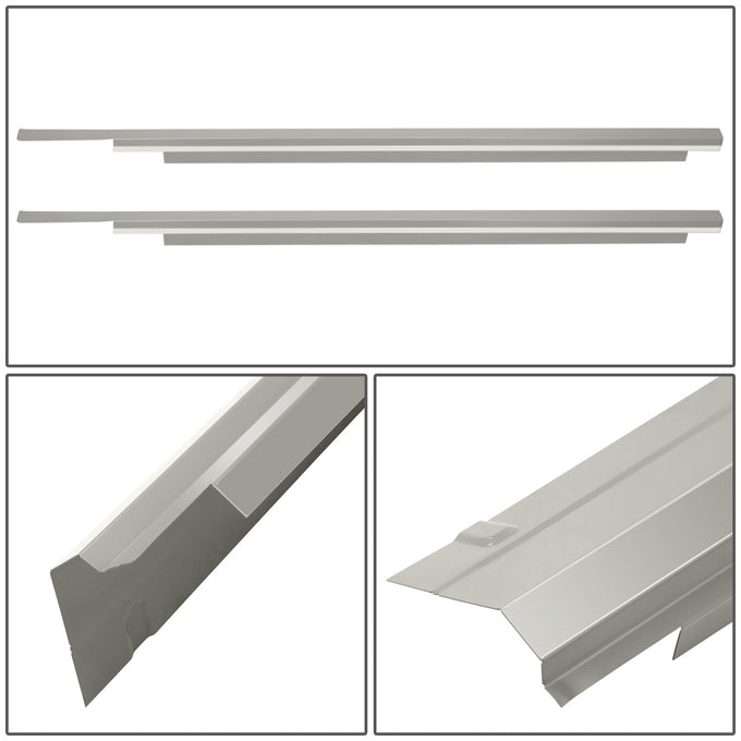 Stamped Steel Slip On Rocker Panels<br>14-19 Chevy Silverado, GMC Sierra 1500 2500 3500