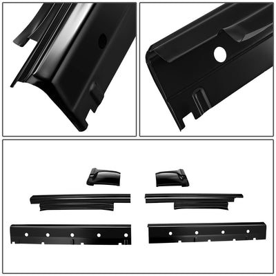 Stamped Steel Slip On Rocker Panels w/Cab Corners<br>14-19 Chevy Silverado, GMC Sierra 1500 2500 3500