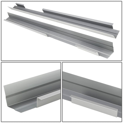 Stamped Steel Slip On Rocker Panels<br>07-13 Chevrolet Silverado, GMC Sierra 1500