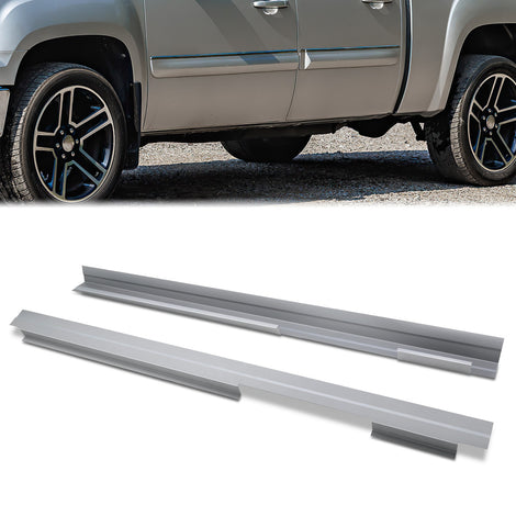 Stamped Steel Slip On Rocker Panels<br>07-13 Chevrolet Silverado, GMC Sierra 1500