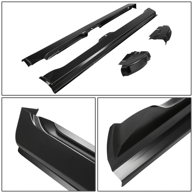 Stamped Steel Slip On Rocker Panels w/Cab Corners<br>02-08 Dodge Ram 1500, 03-09 Ram 2500 3500
