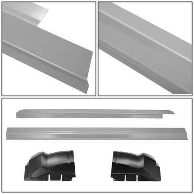 Stamped Steel Slip On Rocker Panels w/Cab Corners<br>09-10 Dodge Ram 1500, 11-18 Ram 1500 2500 3500