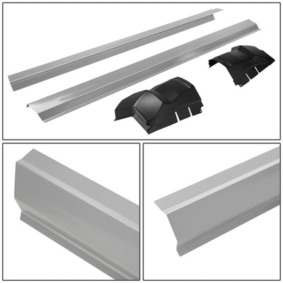 Stamped Steel Slip On Rocker Panels w/Cab Corners<br>09-10 Dodge Ram 1500, 11-18 Ram 1500 2500 3500