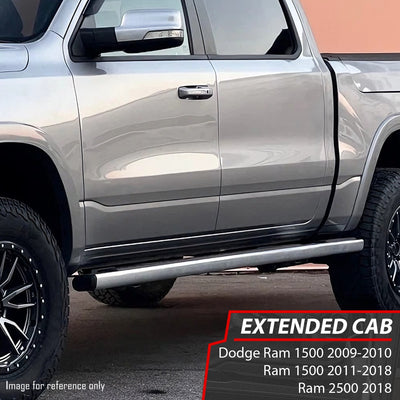 Stamped Steel Slip on Rocker Panels<br>09-10 Dodge Ram 1500-3500, 11-18 Ram 1500-3500