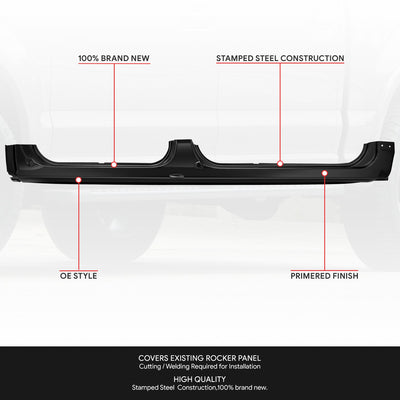 Stamped Steel Weld on Rocker Panels w/Cab Corners<br>09-14 Ford F-150