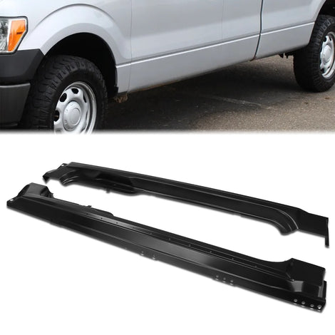 Stamped Steel Weld On Rocker Panels<br>09-14 Ford F-150 Extended