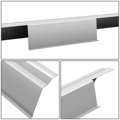 Stamped Steel Slip On Rocker Panels<br>09-14 Ford F-150 Crew Cab