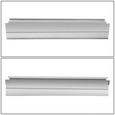 Stamped Steel Slip on Rocker Panels<br>06-12 Ford Fusion, Lincoln MKZ, Mercury Milan