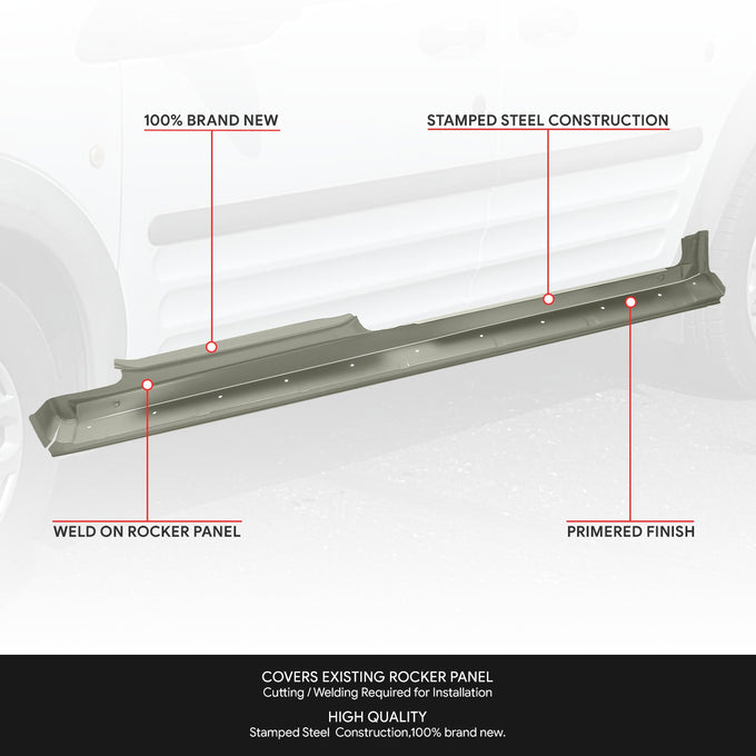 Stamped Steel Weld on Rocker Panels<br>10-13 Ford Transit Connect