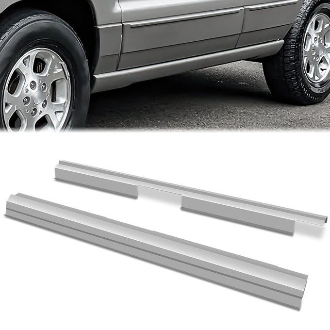 Stamped Steel Slip On Rocker Panels<br>99-04 Jeep Grand Cherokee 4Dr