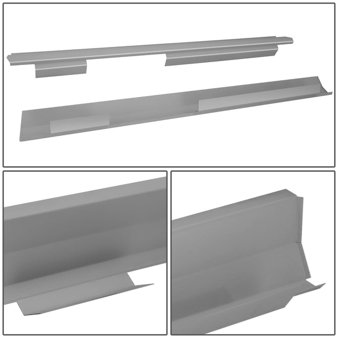 Stamped Steel Slip On Rocker Panels<br>02-07 Jeep Liberty 4-Door