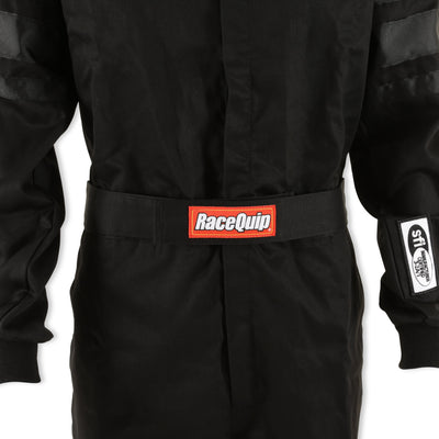 One Piece Single Layer Fire Suit Black - Small<br>Universal
