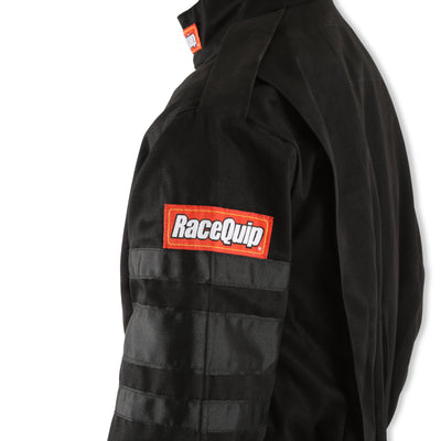 One Piece Single Layer Fire Suit Black - Medium Tall<br>Universal