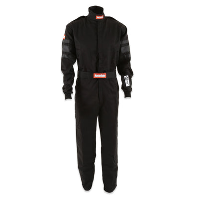One Piece Single Layer Fire Suit Black - Large<br>Universal