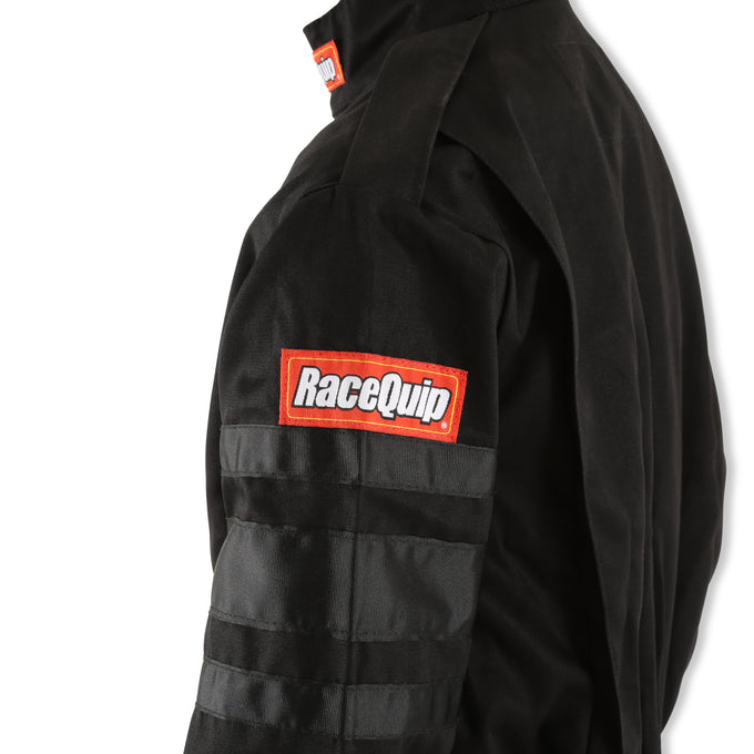 One Piece Single Layer Fire Suit Black - Large<br>Universal