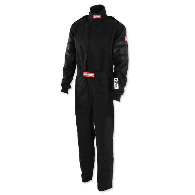 One Piece Single Layer Fire Suit Black - XL<br>Universal