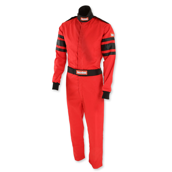 One Piece Single Layer Fire Suit Red - Small<br>Universal