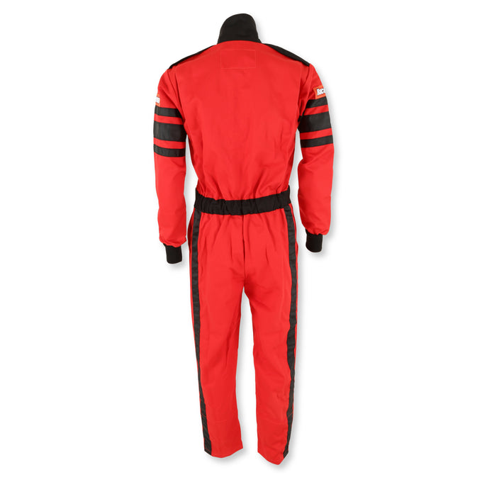 One Piece Single Layer Fire Suit Red - Small<br>Universal