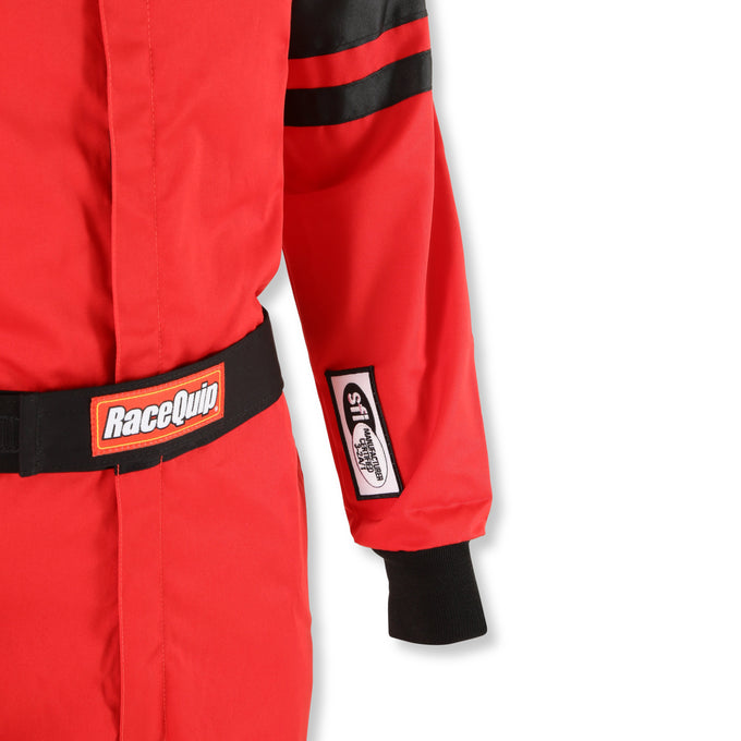 One Piece Single Layer Fire Suit Red - Small<br>Universal