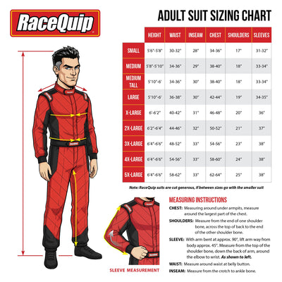 One Piece Single Layer Fire Suit Red - Small<br>Universal