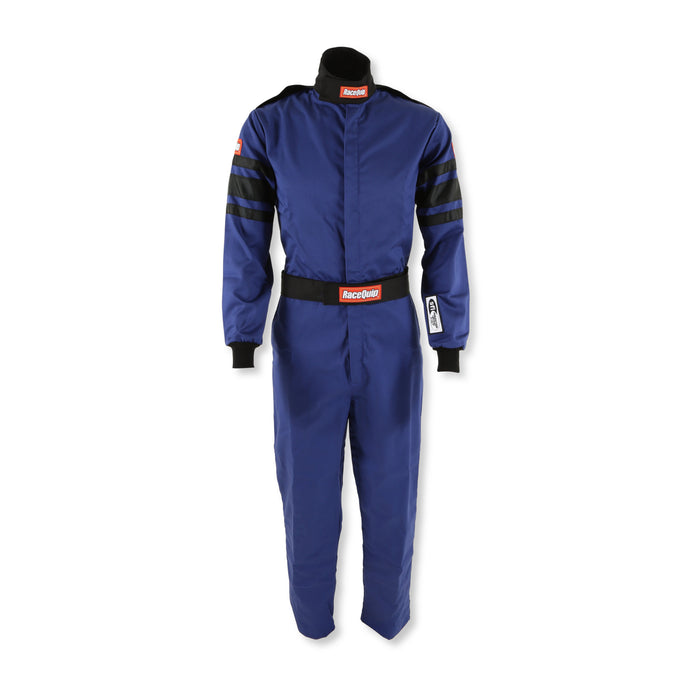 One Piece Single Layer Fire Suit Blue - Small<br>Universal