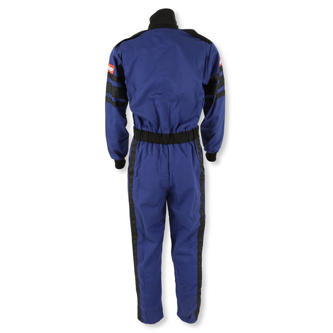 One Piece Single Layer Fire Suit Blue - Small<br>Universal