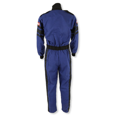 One Piece Single Layer Fire Suit Blue - Large<br>Universal