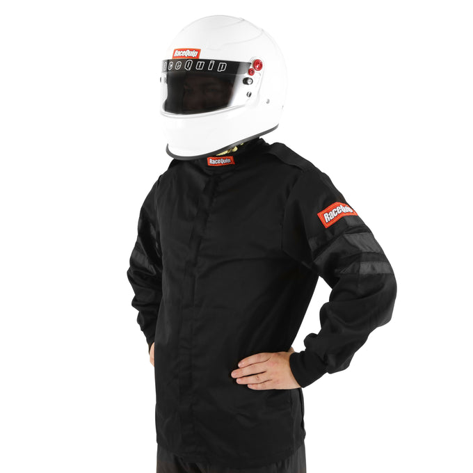 Single Layer Fire Suit Jacket Black - Small<br>Universal