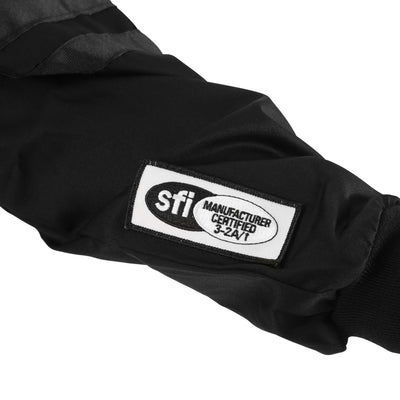 Single Layer Fire Suit Jacket Black - Small<br>Universal