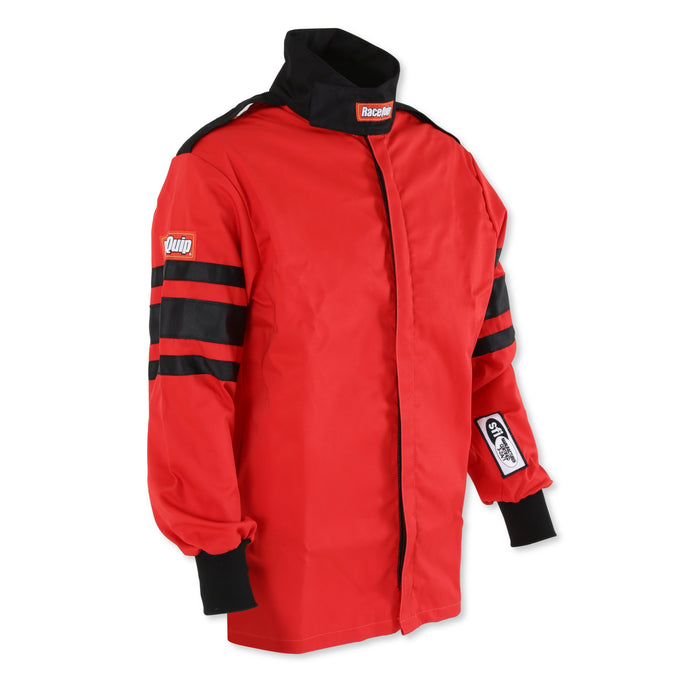 Single Layer Fire Suit Jacket Red - Small<br>Universal