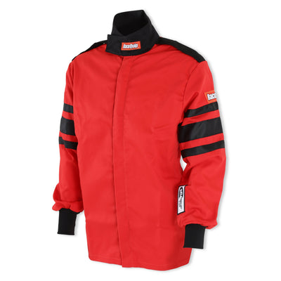 Single Layer Fire Suit Jacket Red - Medium<br>Universal