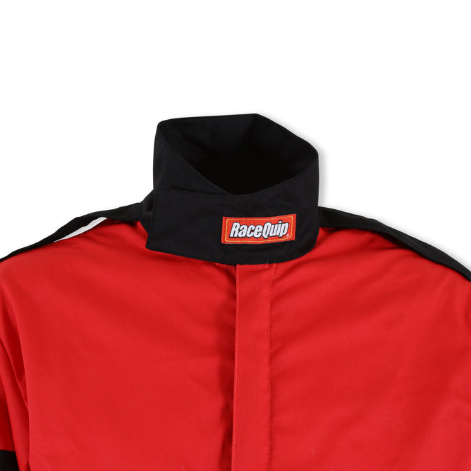 Single Layer Fire Suit Jacket Red - Medium<br>Universal