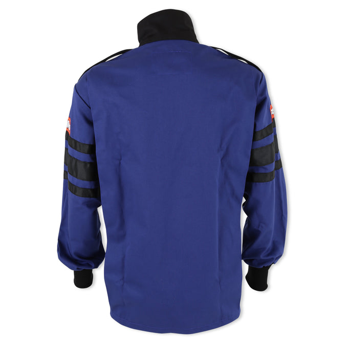Single Layer Fire Suit Jacket Blue - Medium<br>Universal