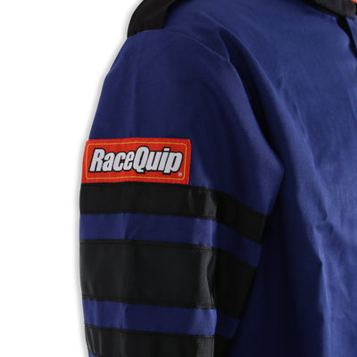 Single Layer Fire Suit Jacket Blue - Medium<br>Universal