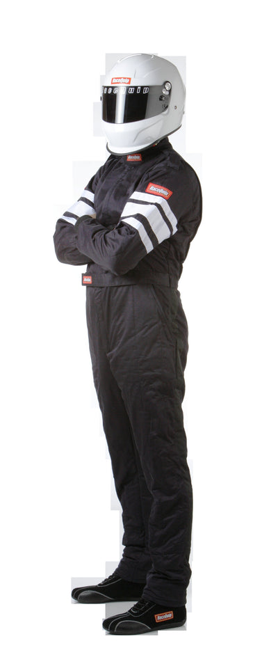 One Piece Multi Layer Fire Suit Black - Medium<br>Universal