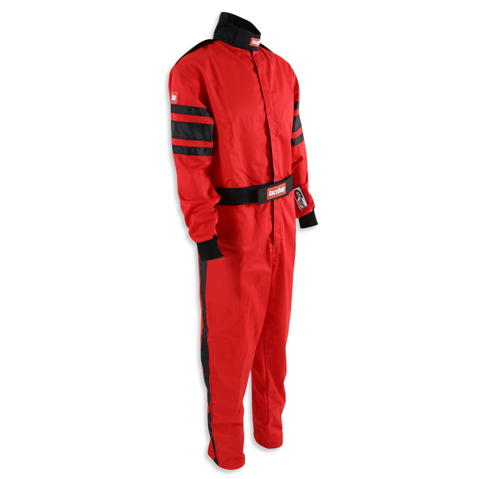 One Piece Multi Layer Fire Suit Red - Medium<br>Universal