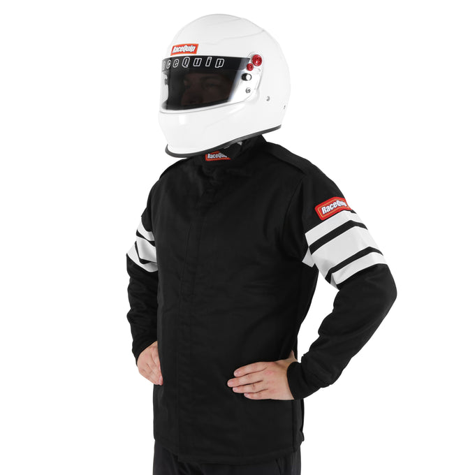 Multi Layer Fire Suit Jacket Black - Large<br>Universal