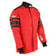Multi Layer Fire Suit Jacket Red - Medium<br>Universal
