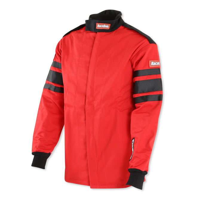 Multi Layer Fire Suit Jacket Red - Medium<br>Universal