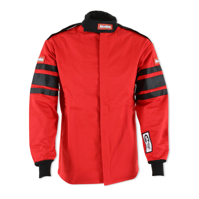 Multi Layer Fire Suit Jacket Red - Large<br>Universal