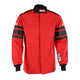 Multi Layer Fire Suit Jacket Red - 2XL<br>Universal