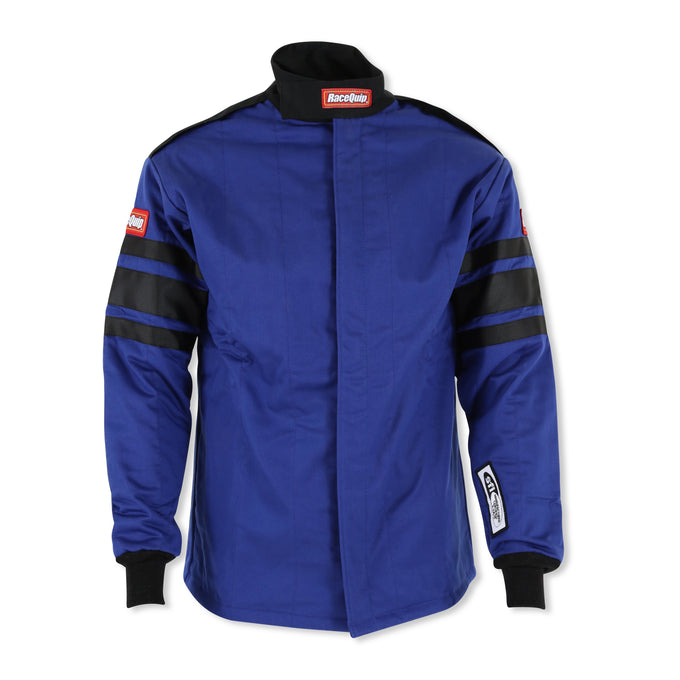 Multi Layer Fire Suit Jacket Blue - Large<br>Universal