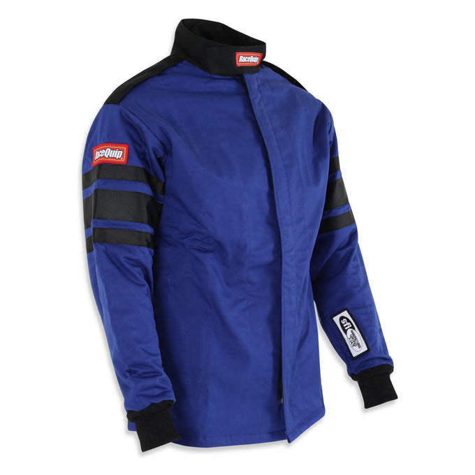 Multi Layer Fire Suit Jacket Blue - Large<br>Universal