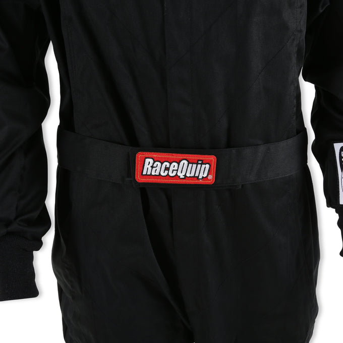 One Piece Single Layer Fire Suit Black - Small<br>Universal