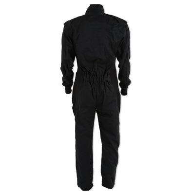 One Piece Single Layer Fire Suit Black - Medium Tall<br>Universal