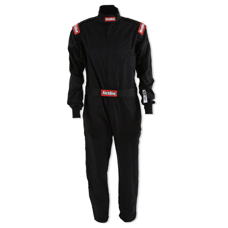 One Piece Single Layer Fire Suit Black - Large<br>Universal