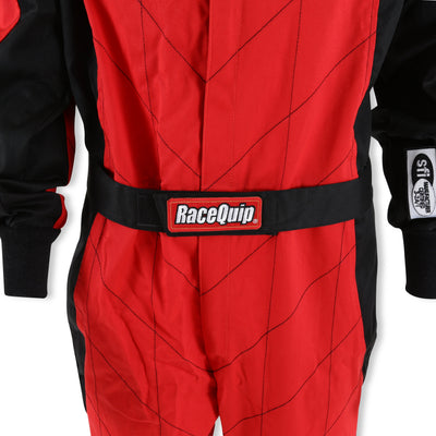 One Piece Single Layer Fire Suit Red - Medium<br>Universal