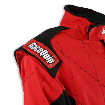 One Piece Single Layer Fire Suit Red - Medium<br>Universal