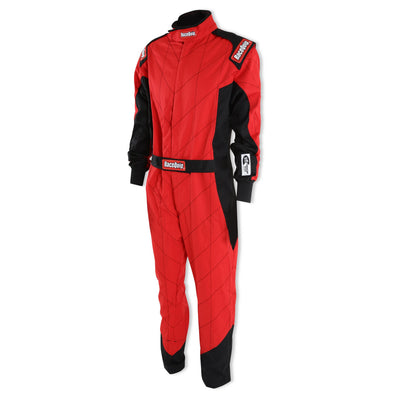 One Piece Single Layer Fire Suit Red - Medium<br>Universal